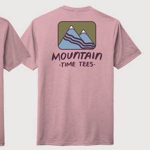 Purple Back Mountain Time Tees